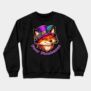 Foxy fardi gras Crewneck Sweatshirt